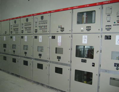 High voltage power distribution cabinet